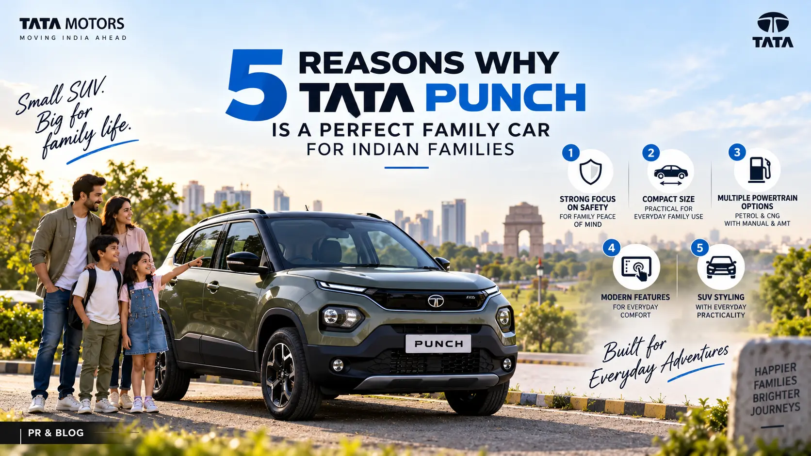 5 Reasons Why Tata Punch Is a Perfect Family Car for Indian Families